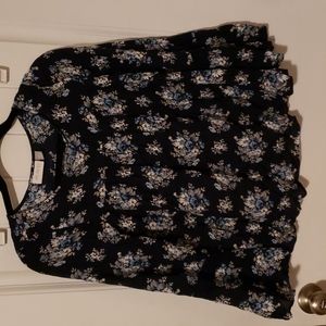 Children place flower blouse